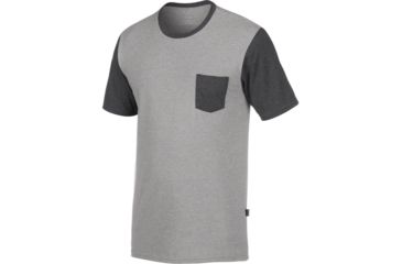 Image of Oakley 50/50 Solid Poket Tee - Mens, Athletic Heather Grey, Extra Large, 455950-24G-XL