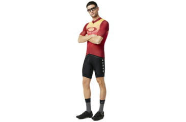 Image of Oakley Aero Jersey - Mens, Red Iridium, Medium, 434359-4RI-M