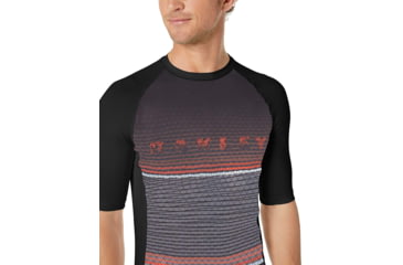 Image of Oakley Asymmetrical Dynamic Rashguard - Mens, Blackout, 2XL, 482461-02E-XXL