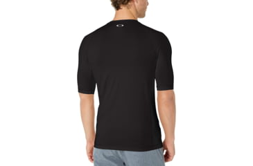 Image of Oakley Asymmetrical Dynamic Rashguard - Mens, Blackout, 2XL, 482461-02E-XXL