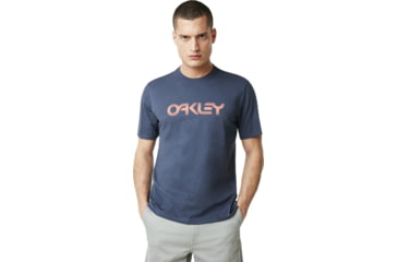 Image of Oakley B1B Logo Tee - Men's, Foggy Blue, Large, 457526-6FB-L