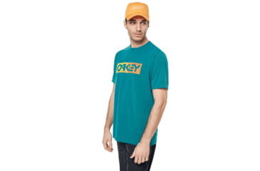 Image of Oakley B1B Logo Tee - Mens, Petrol, Extra Large, 457526-9PE-XL