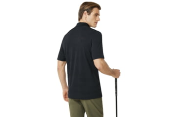 Image of Oakley SI Balata Performance Polo - Mens, Blackout, Small, 434306-02E-S
