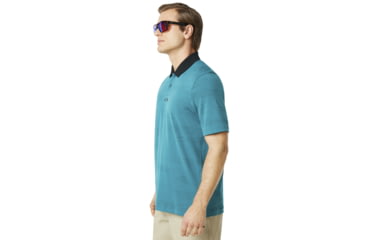 Image of Oakley SI Balata Performance Polo - Mens, Petrol, Extra Large, 434306-9PE-XL