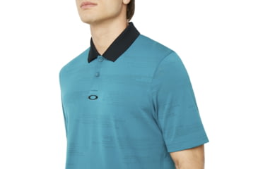 Image of Oakley SI Balata Performance Polo - Mens, Petrol, Extra Large, 434306-9PE-XL