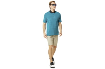 Image of Oakley SI Balata Performance Polo - Mens, Petrol, Extra Large, 434306-9PE-XL