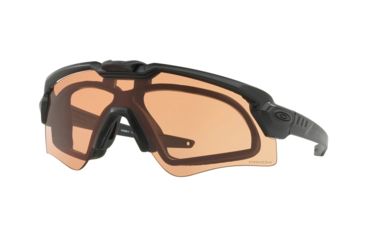 Image of Oakley SI BALLISTIC M FRAME ALPHA OO9296 Sunglasses 929601-44 - Matte Black Frame, Clear Lenses
