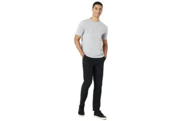 Image of Oakley Blur Advertising Short Sleeve Tee - Men's, Granite Heather, Medium, 457361-24L-M