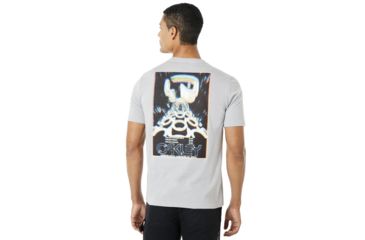 Image of Oakley Blur Advertising Short Sleeve Tee - Men's, Granite Heather, Medium, 457361-24L-M