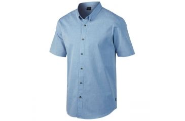 Image of Oakley SI Buzz Woven Shirt, Electric Blue, Small 401648-640-SM