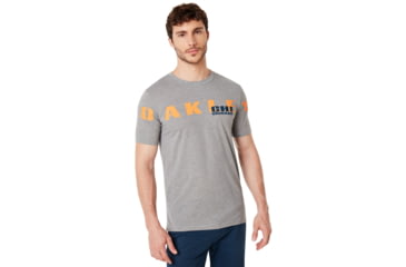 Image of Oakley SI Chicago Tee - Mens, Gray Melange, Small, 457778-2GM-S