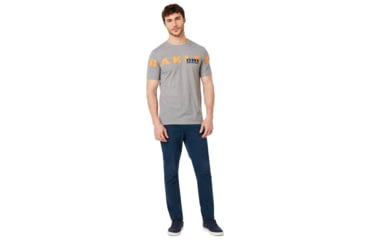 Image of Oakley SI Chicago Tee - Mens, Gray Melange, Small, 457778-2GM-S