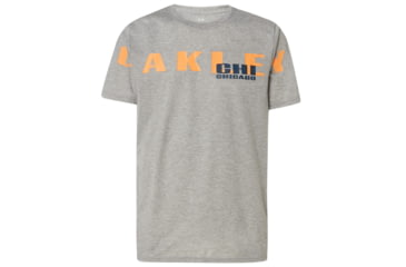 Image of Oakley SI Chicago Tee - Mens, Gray Melange, Small, 457778-2GM-S