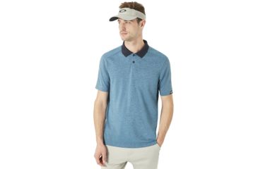 Image of Oakley Contour Polo - Mens, Ensign Blue, Extra Large, 434035-64W-XL