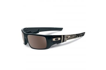 Image of Oakley SI Crankshaft Sunglasses,Matte Black Frame,Rectangle Warm Grey Lens OO9239-16