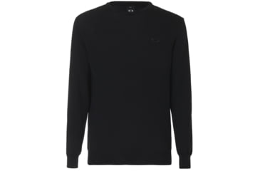 Image of Oakley SI Crew Neck Knit - Mens, Blackout, Extra Small, 434240-02E-XS