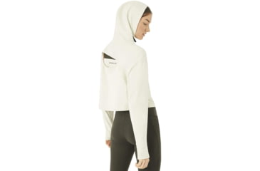 Image of Oakley Crop Fleece Hoodie - Womens, Winter Grey, Extra Small, 561324-23N-XS