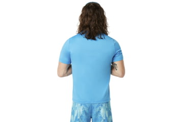 Image of Oakley Ellipse Logo Rashguard - Mens, Hawaiian Blue, Small, 457602-6HB-S