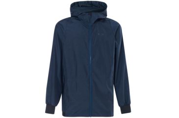 Image of Oakley Enhance Emboss 8.7 Wind Jacket - Mens, Fathom, Extra Large, 412591-6AC-XL