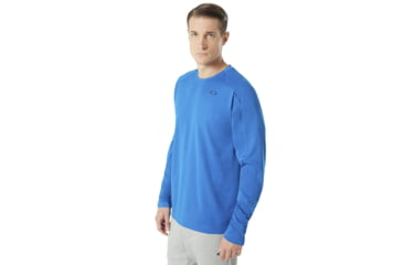 Image of Oakley Enhance Long Sleeve Crew 8.7.02 - Mens, Ozone, Extra Large, 434249-62T-XL