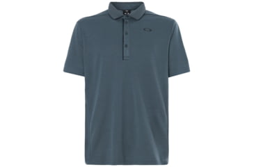 Image of Oakley SI Enhance Short Sleeve Polo 8.7 - Mens, Dark Slate, Extra Large, 434260-94A-XL