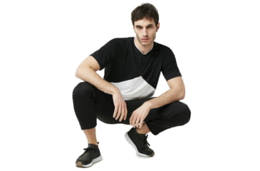 Image of Oakley SI Enhance Slant Short Sleeve Henley 9.0 - Mens, White, 2XL, 457723-100-XXL