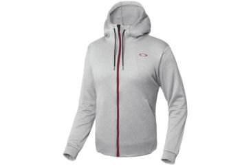Image of Oakley SI Enhance Technical Fleece Jacket.Qd 8.7 - Mens, Light Heather Grey, Large, 461669-22K-L