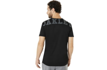 Image of Oakley Enhance Technical Qd Short Sleeve Tee.18.09 - Mens, Blackout, Large, 434254-02E-L