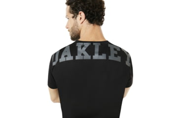 Image of Oakley Enhance Technical Qd Short Sleeve Tee.18.09 - Mens, Blackout, Large, 434254-02E-L