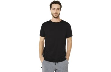 Image of Oakley Enhance Technical Qd Short Sleeve Tee.18.09 - Mens, Blackout, Large, 434254-02E-L