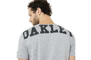 Image of Oakley Enhance Technical Qd Short Sleeve Tee.18.09 - Mens, Light Heather Grey, 3XL, 434254-22K-XXXL