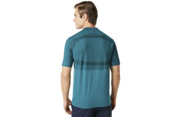 Image of Oakley SI Ergonomic Ellipse Evo Golf Polo - Mens, Petrol, Medium, 434328-9PE-M