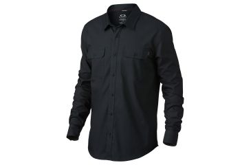 Image of Oakley SI Essential Long Sleeve Shirt, Jet Black, Small 401697-01K-SM