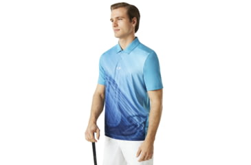 Image of Oakley SI Exploded Ellipse Golf Polo Ss - Mens, Stormed Blue, 2XL, 434310-6SB-XXL