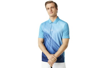 Image of Oakley SI Exploded Ellipse Golf Polo Ss - Mens, Stormed Blue, 2XL, 434310-6SB-XXL