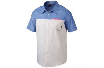 Image of Oakley SI Fakie Woven Shirt, Light Grey, Small 401639-202-SM
