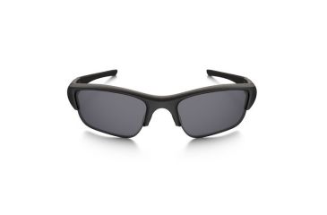 Image of Oakley SI Flak Jacket XLJ Sunglasses, Matte Black Frame, Grey Lens