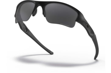 Image of Oakley SI Flak Jacket XLJ Sunglasses, Matte Black Frame, Gray Polarized Lens, 11-435