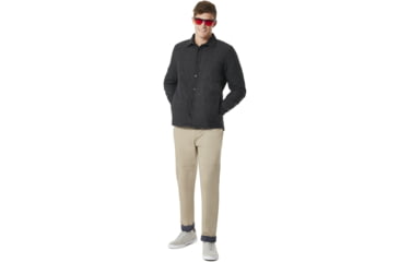 Image of Oakley SI FS Quilted Flannel Jacket - Mens, Stone Gray, 2XL, 401878-22Y-XXL