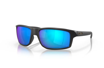 Image of Oakley SI Gibston Sunglasses, Matte Black Frame, Prizm Sapphire Polarized Lens, OO9449-1060