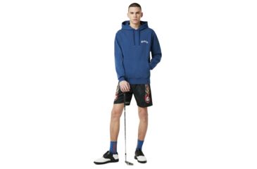 Image of Oakley SI Golf Ball Fleece Hoodie Tnp - Mens, Blue, Small, 472559-600-S