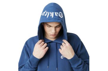 Image of Oakley SI Golf Ball Fleece Hoodie Tnp - Mens, Blue, Small, 472559-600-S