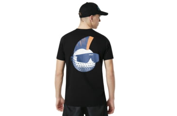 Image of Oakley SI Golf Ball Short Sleeve T-Shirt Tnp - Mens, Blackout, Small, 457983-02E-S