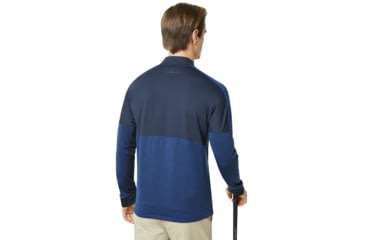Image of Oakley SI Knockdown Mixed Fleece 1/4 Zip - Mens, Dark Blue, 2XL, 461724-609-XXL