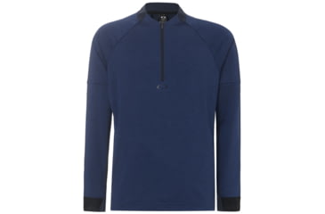 Image of Oakley SI Knockdown Mixed Fleece 1/4 Zip - Mens, Dark Blue, 2XL, 461724-609-XXL