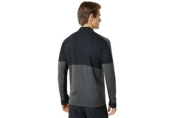 Image of Oakley SI Knockdown Mixed Fleece 1/4 Zip - Mens, Forged Iron, Large, 461724-24J-L
