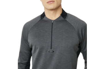 Image of Oakley SI Knockdown Mixed Fleece 1/4 Zip - Mens, Forged Iron, Large, 461724-24J-L
