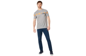 Image of Oakley Las Vegas Oakley Short Sleeve Tee - Mens, Gray Melange, Small, 457779-2GM-S