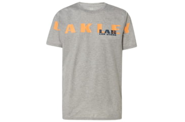 Image of Oakley Las Vegas Oakley Short Sleeve Tee - Mens, Gray Melange, Small, 457779-2GM-S