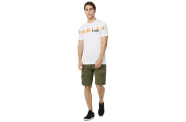 Image of Oakley Las Vegas Oakley Short Sleeve Tee - Mens, White, Small, 457779-100-S